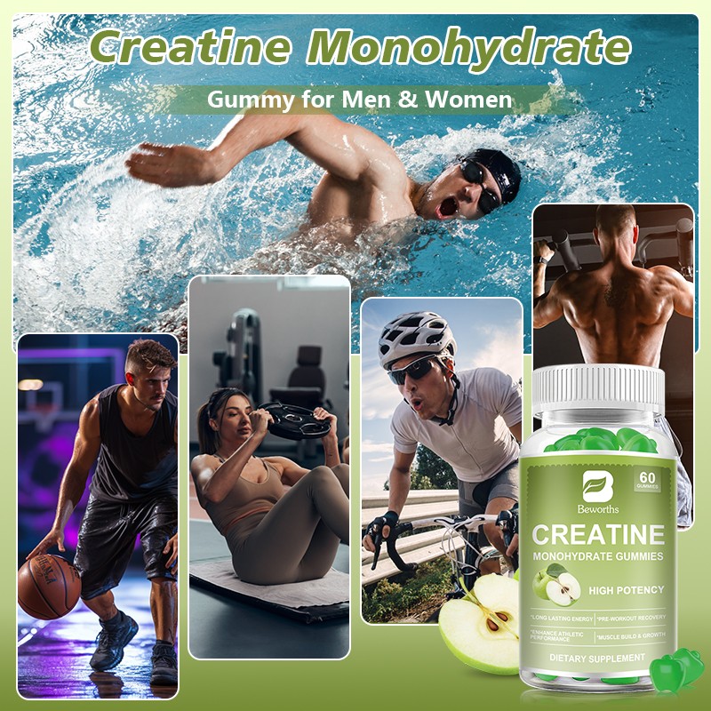Creatine Gummies Manufacturer - OEM Energy Weight Gain Custom