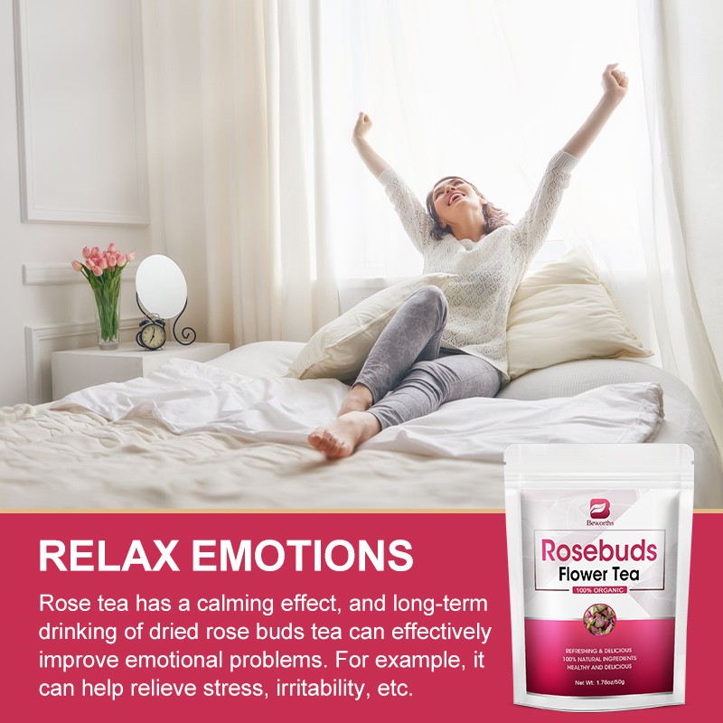 Rosebuds Flower Tea Factory - OEM Herbal Dried Flower Bulk