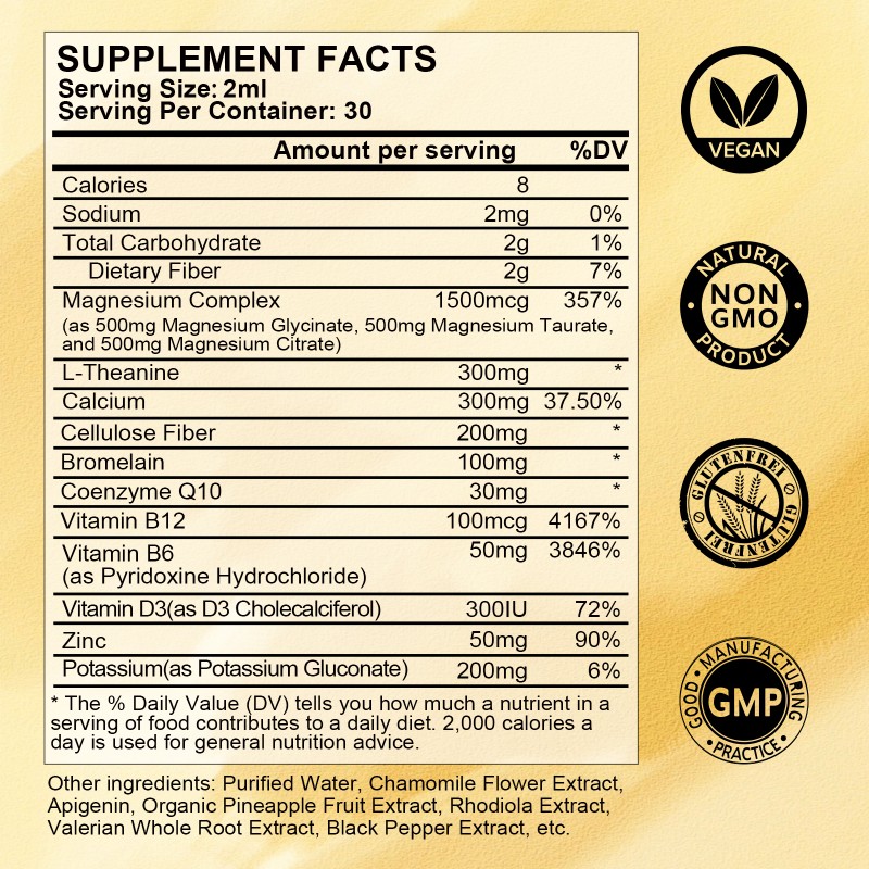 Magnesium Calcium Drops Factory - OEM Multivitamin Oral Liquid