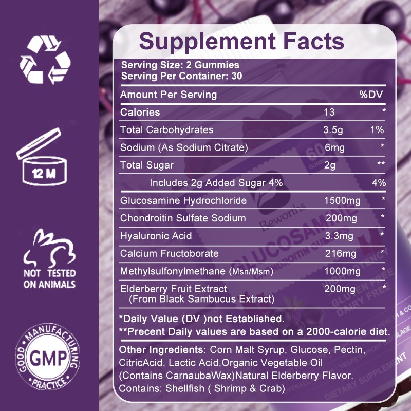 Glucosamine Gummies Supplier - OEM Joint Health Private Label