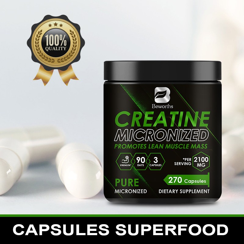 Creatine Capsules Factory - OEM Energy Boost Nutrition Bulk