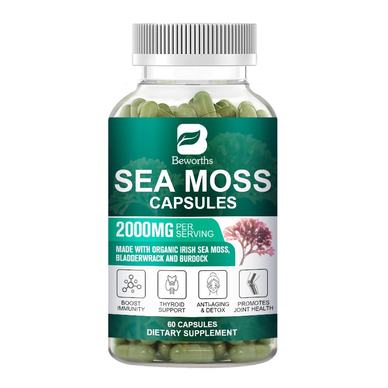 Irish Sea Moss Capsule Manufacturer - OEM Organic Herbal Supplement