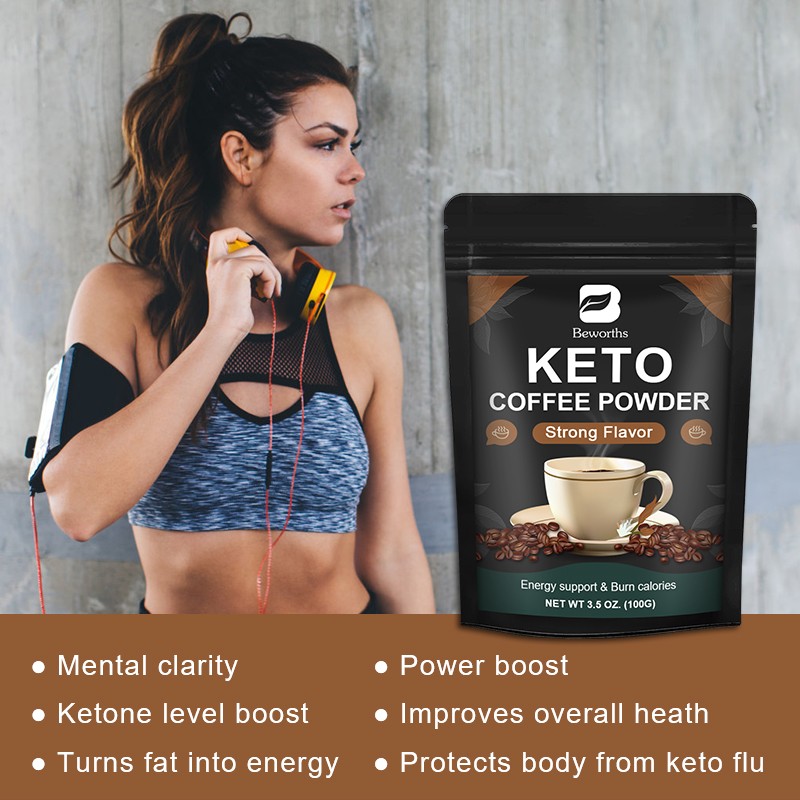 Keto Coffee Powder Factory - OEM Low Calorie Instant Bulk
