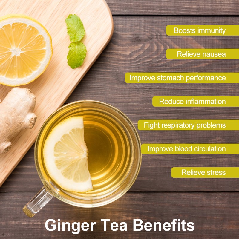 Ginger Tea Manufacturer - OEM Honey Lemon Flavor Custom