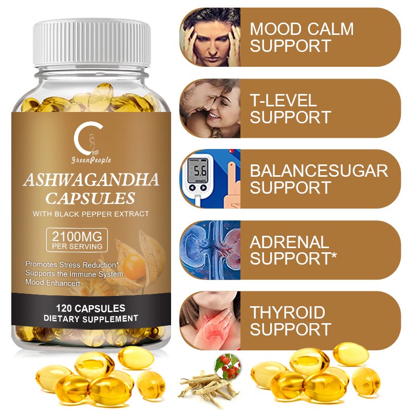 Ashwagandha Capsules Factory - OEM Mood Enhancer Root Extract