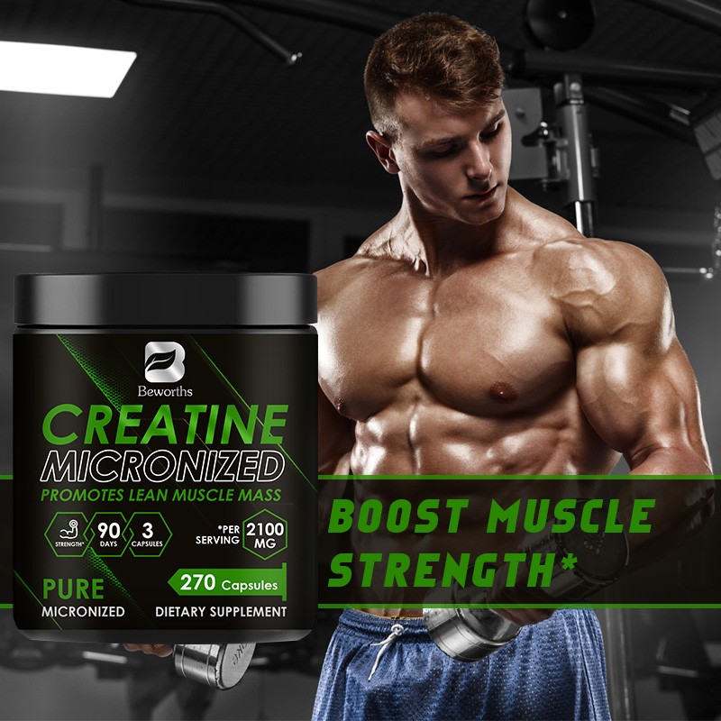 Creatine Capsules Factory - OEM Energy Boost Nutrition Bulk