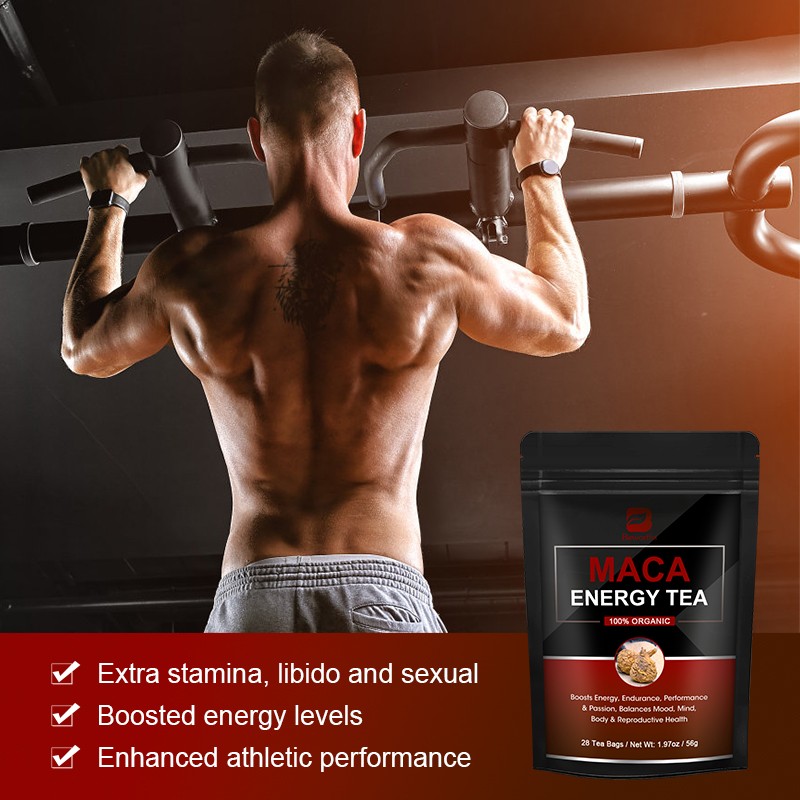 Maca Energy Tea Supplier - OEM Men's Herbal Blend Private Label