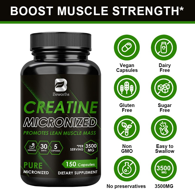 Creatine Capsules Supplier - OEM Lean Muscle Mass Bulk Supply