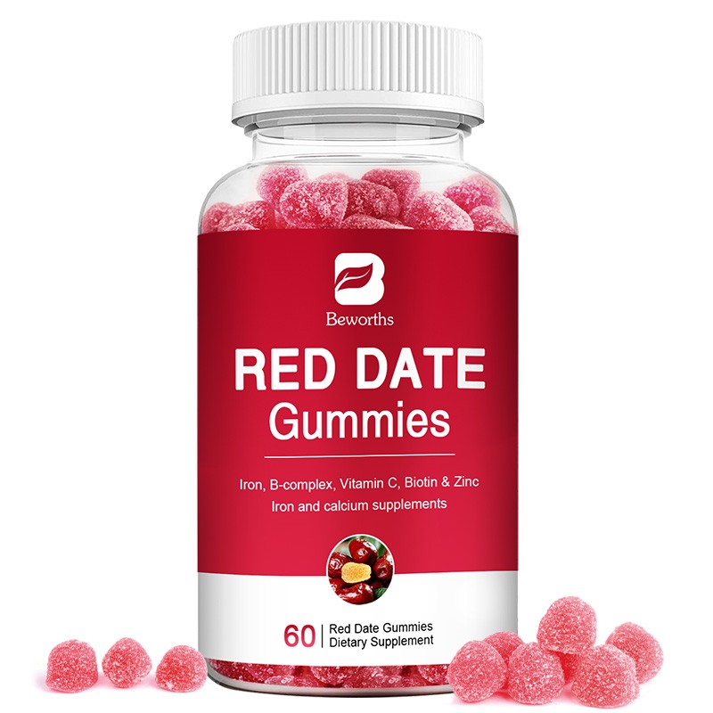 Red Date Gummies Factory - OEM Iron Calcium Women's Supplement