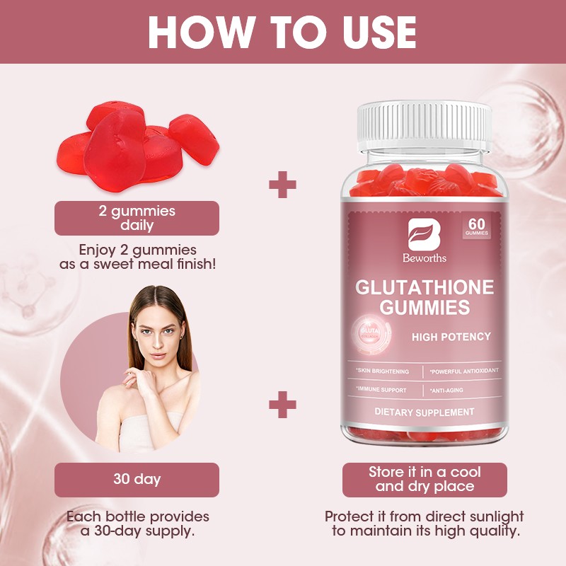 Glutathione Gummies Supplier - OEM Collagen Vitamin C Complex