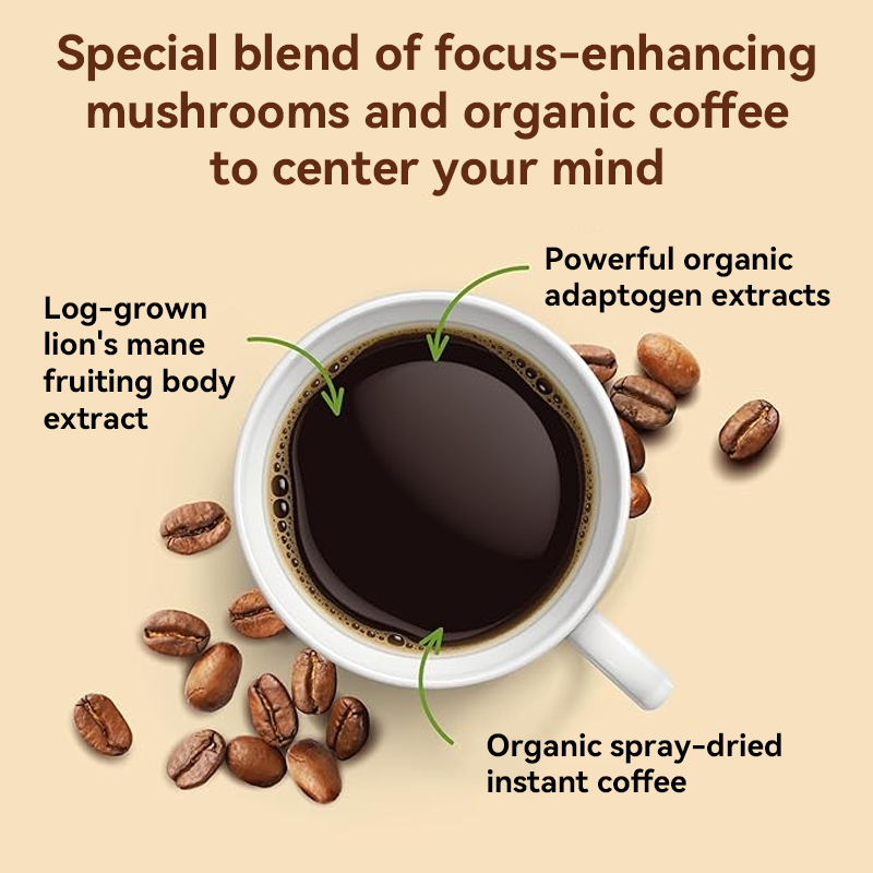 LIFEWORTH White Label Reishi Extract NO Sugar Cacoa Mushroom Coffee Manufactures