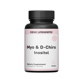 LIFEWORTH Women Myo-Inositol & D-Chiro Inositol Capsules Fertility Supplements for Hormonal Balance & Ovarian Health