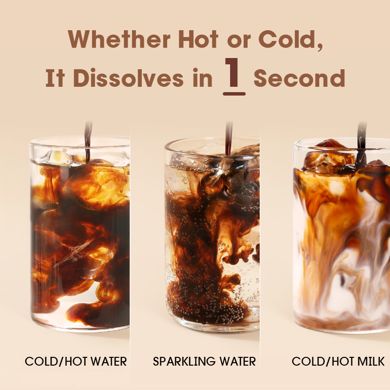 LIFEWORTH Small Packaging Cold Brew Iced Coffee Liquid Instant Concentrate