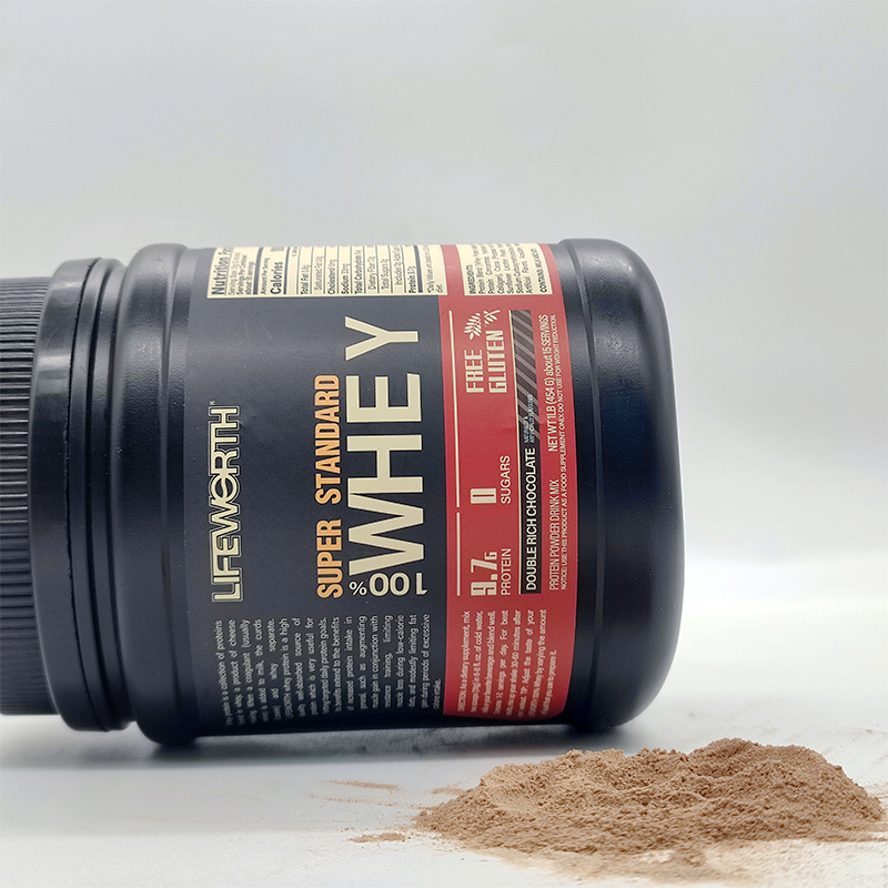 LIFEWORTH Factory Price Stock Whey Protein Powder 1lb 454g 30%/70% Protein High Standard