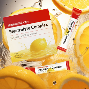 LIFEWORTH Sugar Free Lemon Lime Citrus Flavour Electrolyte Powder Sticks for Fast Hydration and Mineral Balance