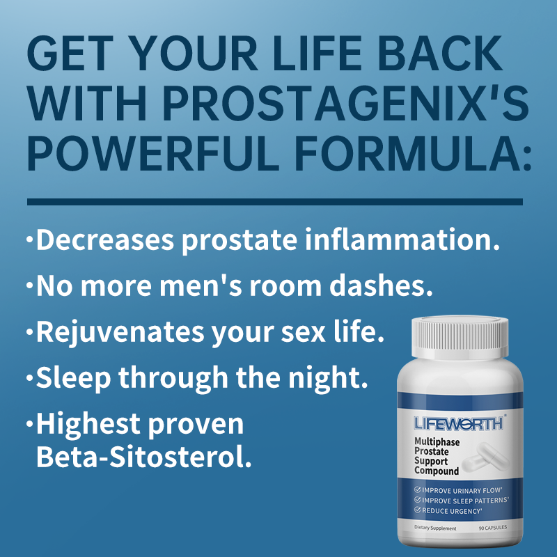 LIFEWORTH Prostate Saw Palmetto and Beta Sitosterol Supplement for Men, Prostate Health Support Supplement