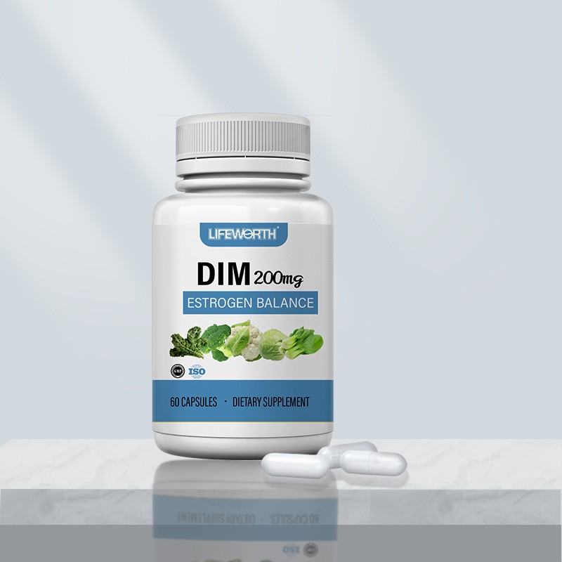 LIFEWORTH Estrogen Balance for Women & Men Hormone Balance DIM Supplement 200 mg