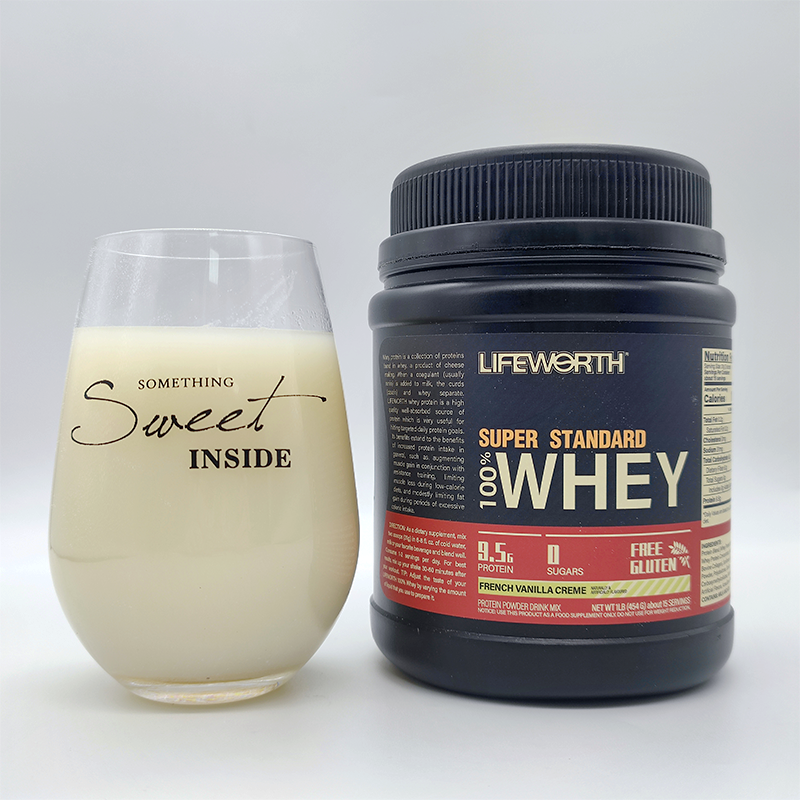 LIFEWORTH Factory Price Stock Whey Protein Powder 1lb 454g 30%/70% Protein High Standard