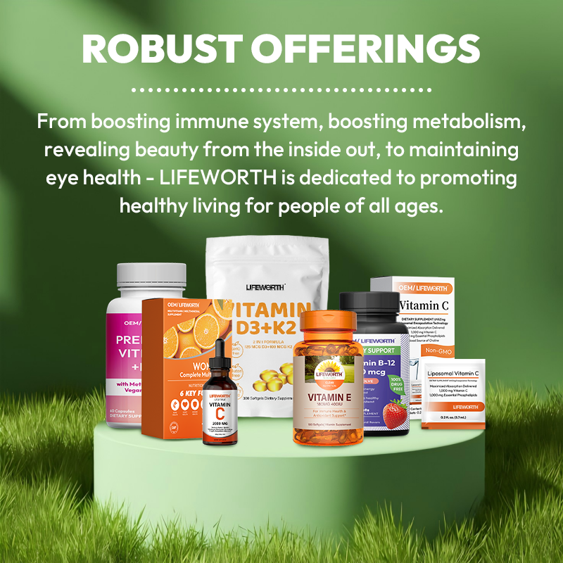 LIFEWORTH Good Quality Vegan Folic Acid Vitamin B Complex Capsules for Energy Support and Immune System