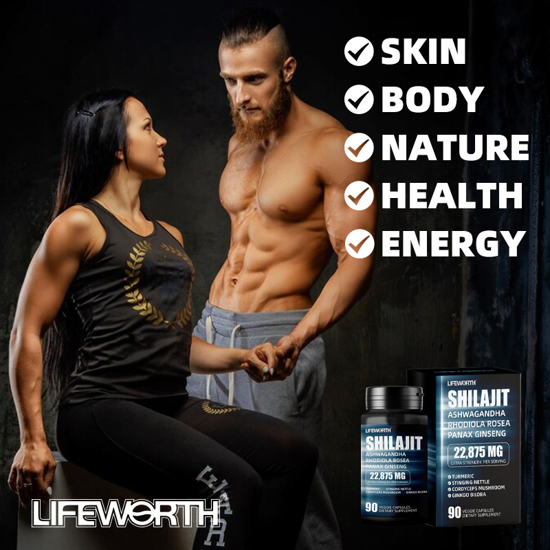 LIFEWORTH in Stock Maximum Potency Organic Fulvic Acid Trace Minerals Shilajit Capsules