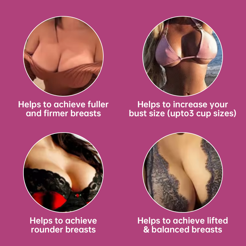 LIFEWORTH Breast and Hip Enhancer Capsules Curves Boobs Supplements Firming Big Breast Capsule Maca