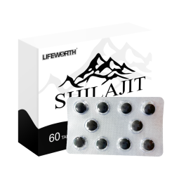 LIFEWORTH GMP in Stock Rich Trace Minerals Immunity System 100% Pure Shilajit Tablets