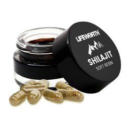LIFEWORTH GMP in Stock 50MOQ Fulvic Acid Shilajit Resin Pure Himalayan Shilajit Shilajeet Salajit