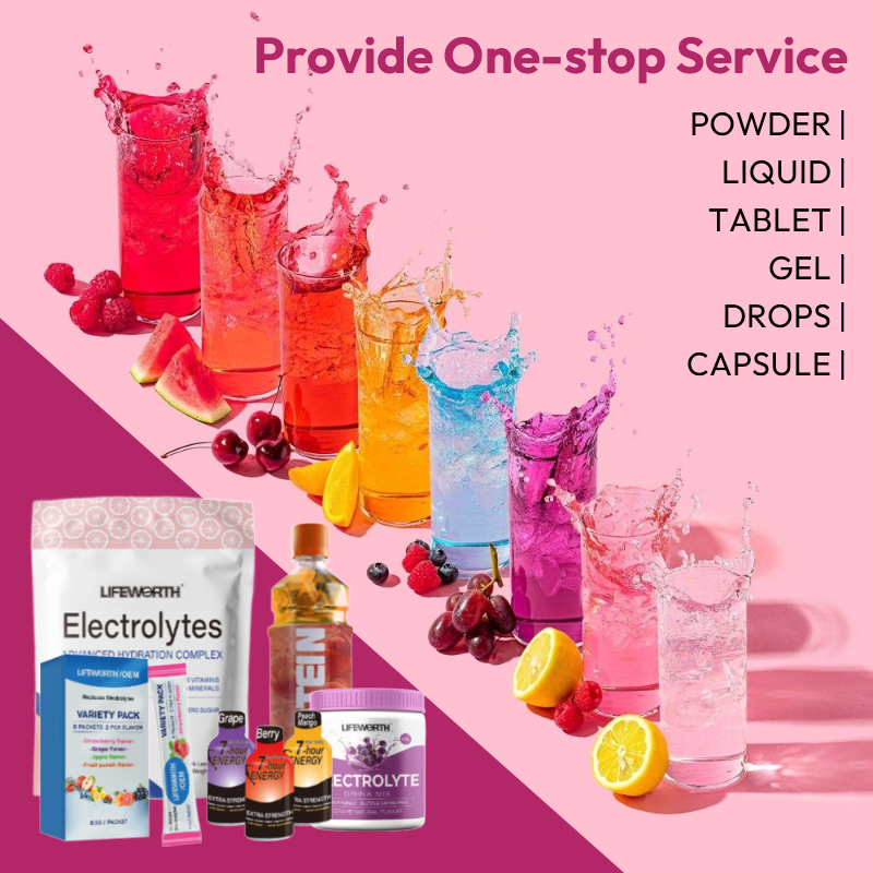 LIFEWORTH Mango Strawberry Flavor Energy Gel Supports Quick Carbohydrates and Electrolytes