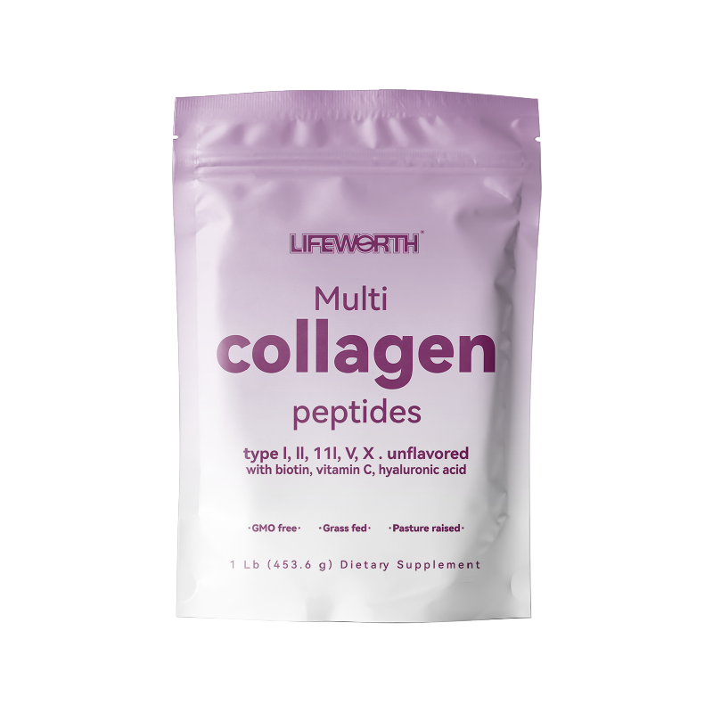 LIFEWORTH Advanced Collagen Tablets Supplements for Hair Skin Nail Health and Joint Support