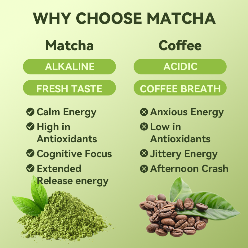 LIFEWORTH OEM Ceremonial Grade Organic Matcha Green Tea Powder