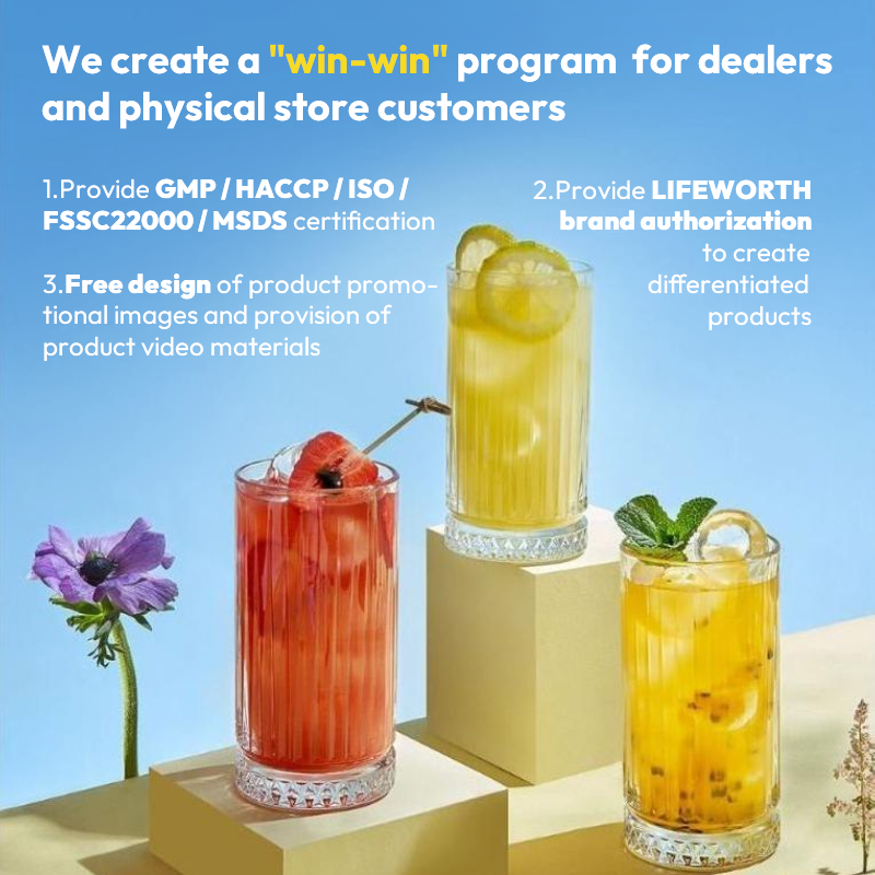 LIFEWORTH Mango Strawberry Flavor Energy Gel Supports Quick Carbohydrates and Electrolytes