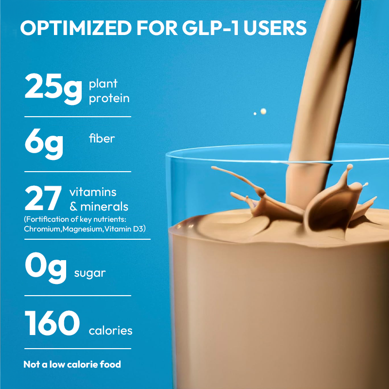 LIFEWORTH Organic High Protein Nutrition Shake Cocoa Coconut 25g Plant Based Protein Powder