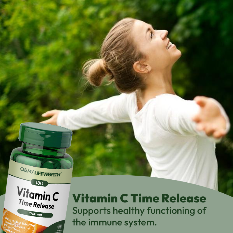 LIFEWORTH Dietary Supplements Vitamin C Tablets Immune Support for Adult
