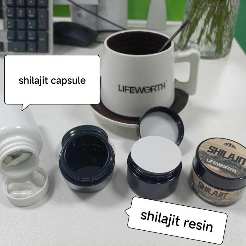 LIFEWORTH GMP in Stock 50MOQ Fulvic Acid Shilajit Resin Pure Himalayan Shilajit Shilajeet Salajit