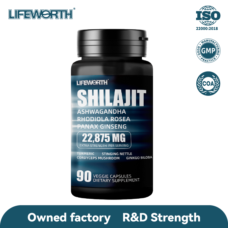 LIFEWORTH in Stock Maximum Potency Organic Fulvic Acid Trace Minerals Shilajit Capsules