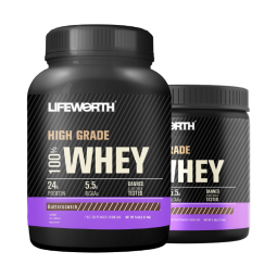 LIFEWORTH Healthcare Vegan Whey Protein Isolate Peptide Powder Extraction Pre Workout