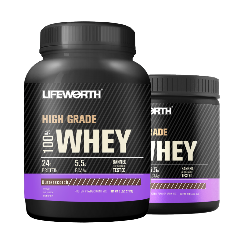 LIFEWORTH Healthcare Vegan Whey Protein Isolate Peptide Powder Extraction Pre Workout
