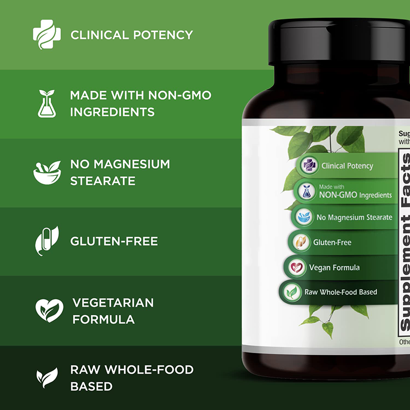 LIFEWORTH Vitamin B Complex Capsules Includes Folic Acid and Full Spectrum B Vitamins Supports Immune Brain Health