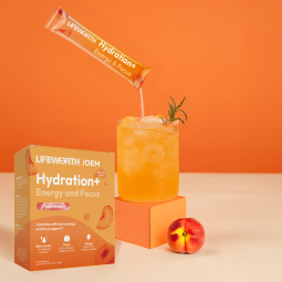 LIFEWORTH Natural Hydration Support Balance Electrolyte Powder Drink Mix No Sugar