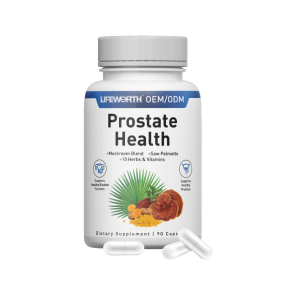 LIFEWORTH OEM Saw Palmetto Men Prostate Health Capsules for Supports Male Urinary Tract Health