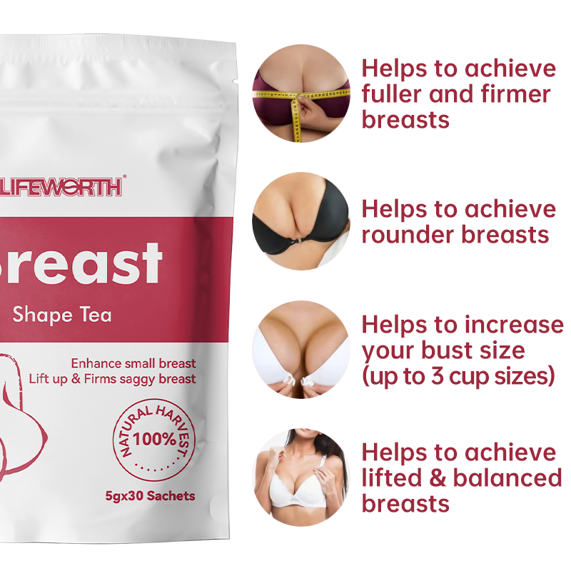 LIFEWORTH Natural Breast Enhancement Firming Sex Women Cure Breast Enlargement Tea