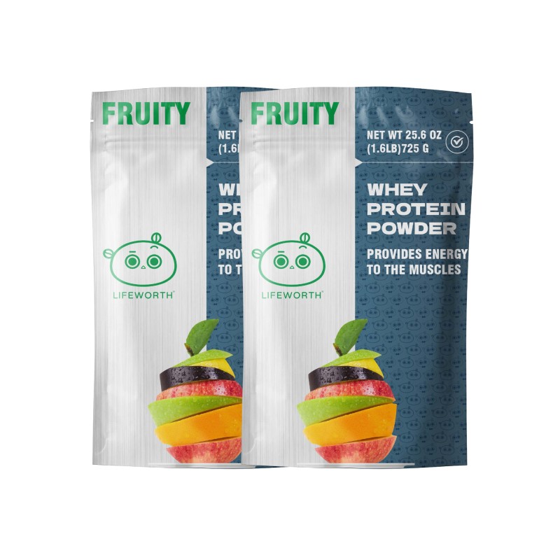 Lifeworth Wholesale  Fruity Flavor Weight Gainer Whey Protein Powder Isolate