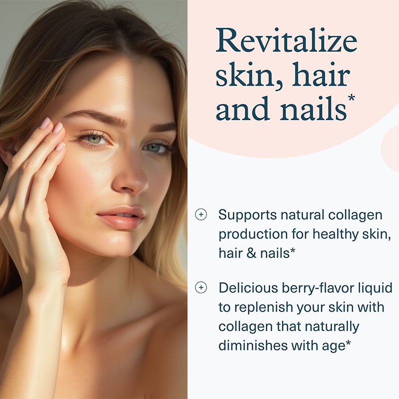 LIFEWORTH On-the-Go Hydrolyzed Collagen Peptides Liquid Drink with Biotin and Vitamin C