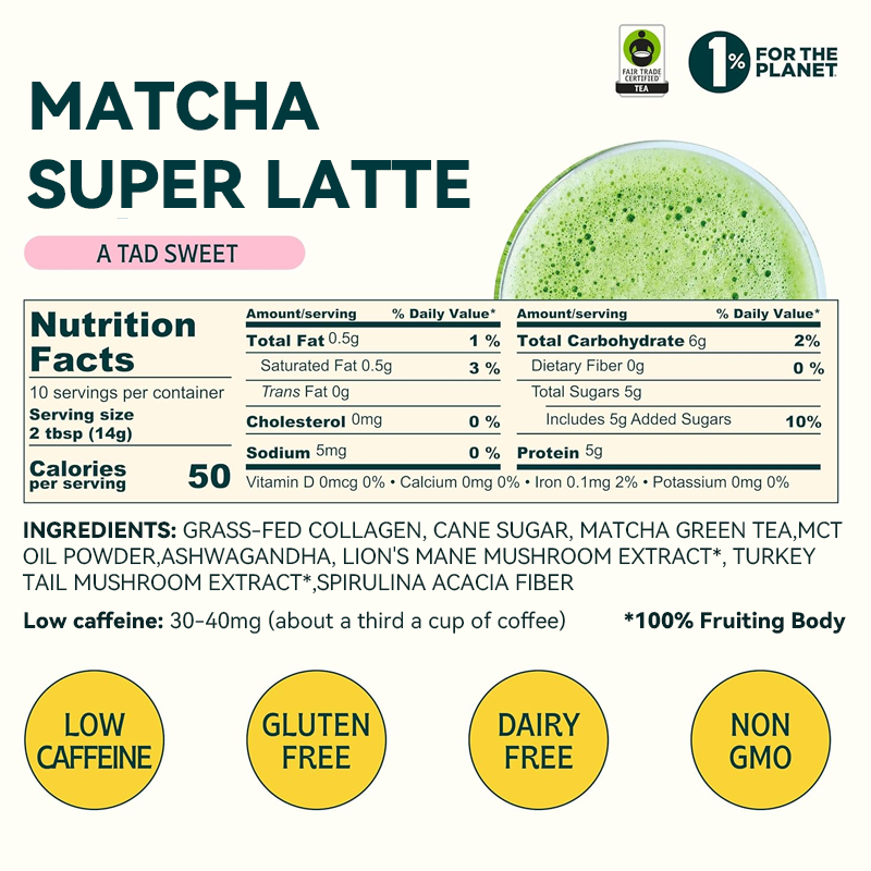 LIFEWORTH Supply High Quality Green Tea Matcha Powder Certified Organic Wholesale