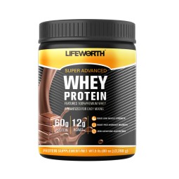 LIFEWORTH Bodybuilding Cocoa Flavor Isolate Whey Protein Isolate Powder