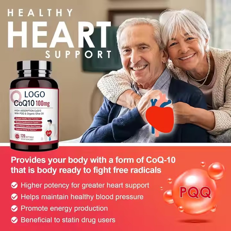 Coenzyme Q10 Softgel Supplier - Private Label Capsules Heart Immunity Support