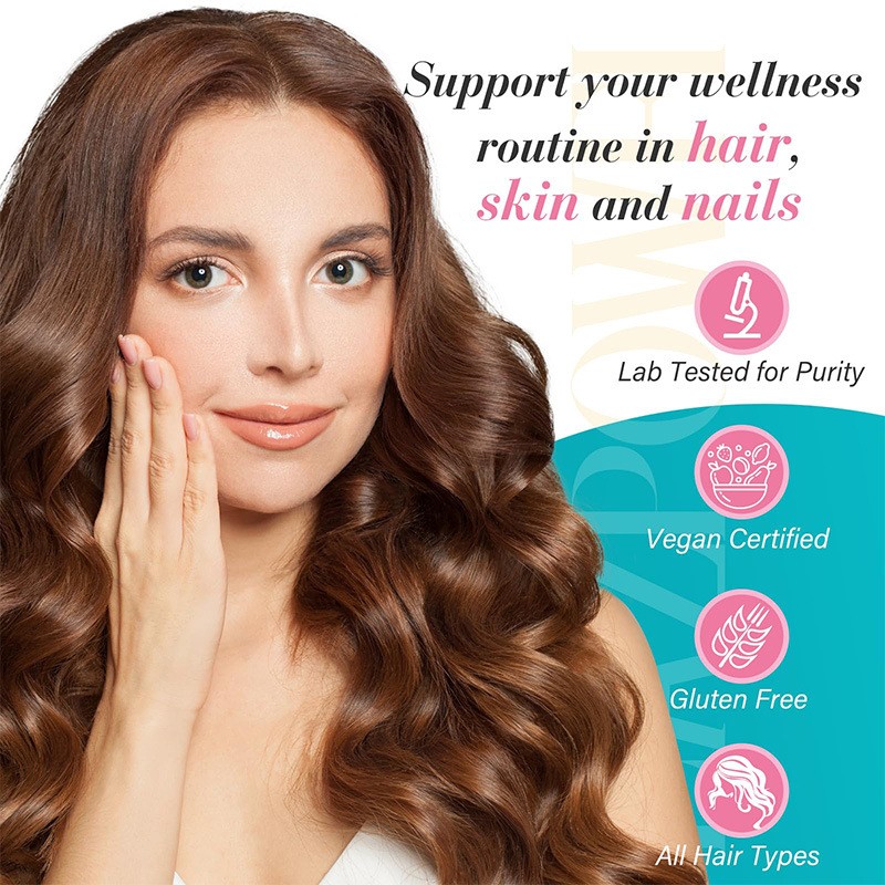 Biotin Gummies Supplier - Vitamin Zinc Folate Inositol Hair Skin Nails