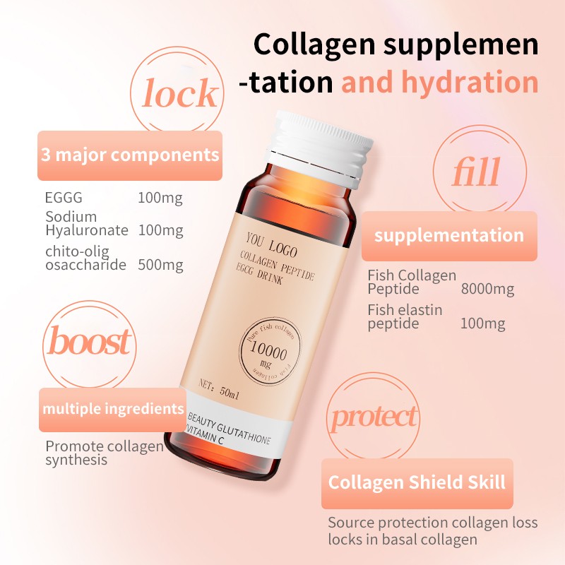 Peptide Drink Supplier - Best Hydrolyzed Multi Peptide Gluta Collagen