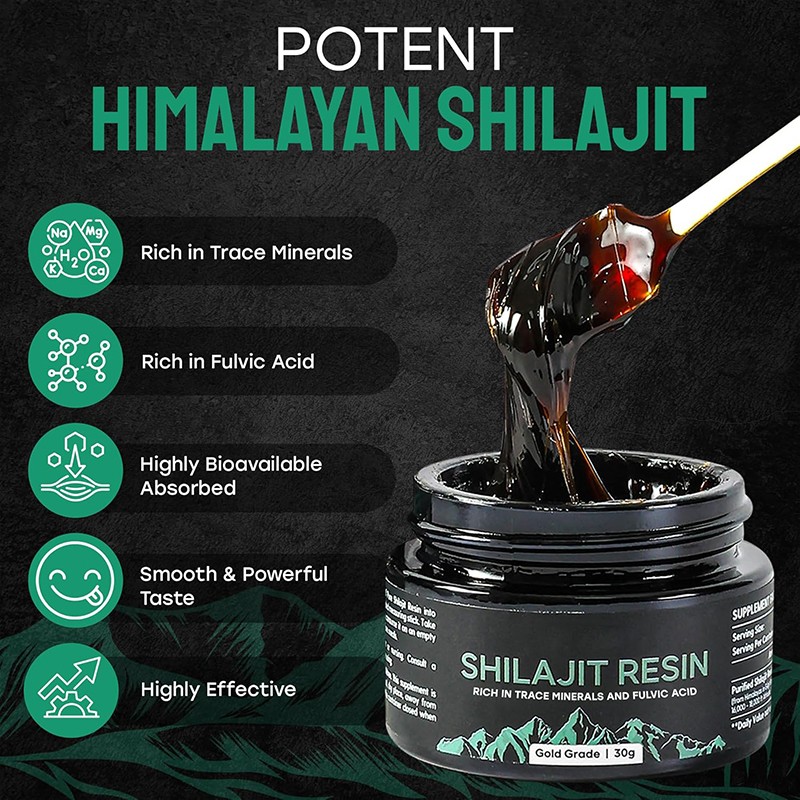 Shilajit Products Factory - Hot Selling 100% Pure Himalayan Health Supplement