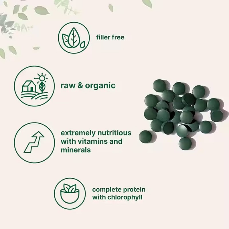 Supergreen Tablets Manufacturer - Organic Chlorella Spirulina Nutritional